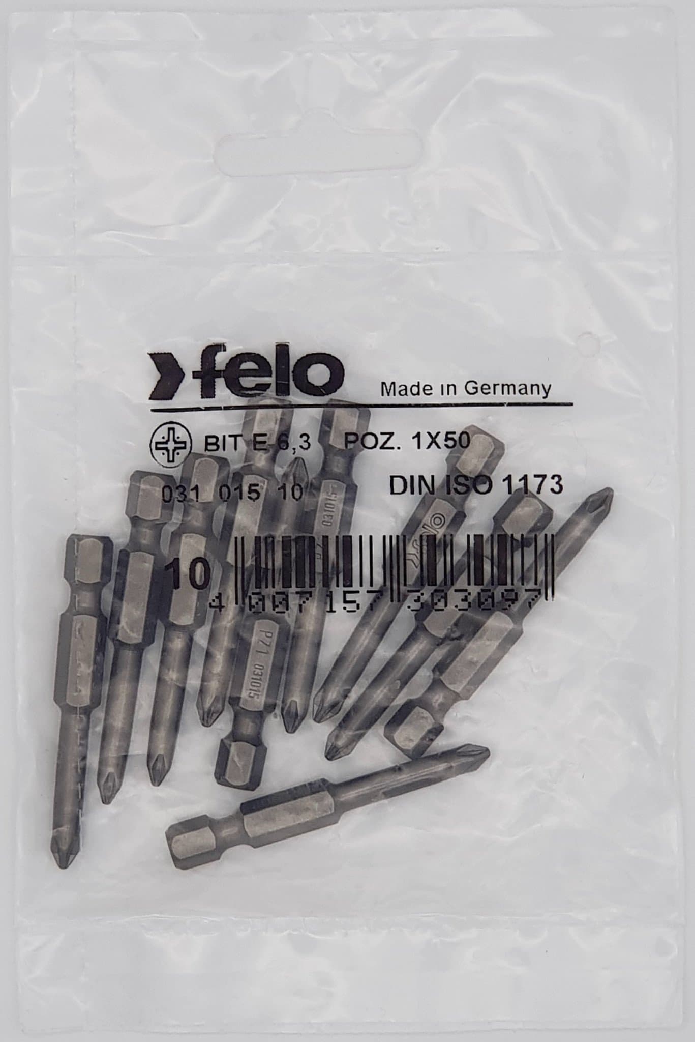 Felo Бита крестовая серия Industrial PZ 1X50, 10 шт 03101510 — миниатюра 1