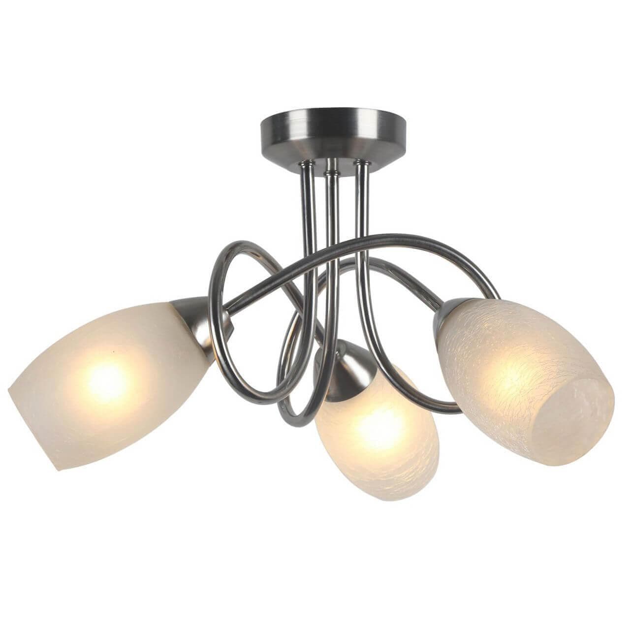 Arte Lamp Mutti Серебро/Белый Светильник потолочный 3x40W 3xE14 A8616PL-3SS — миниатюра 4