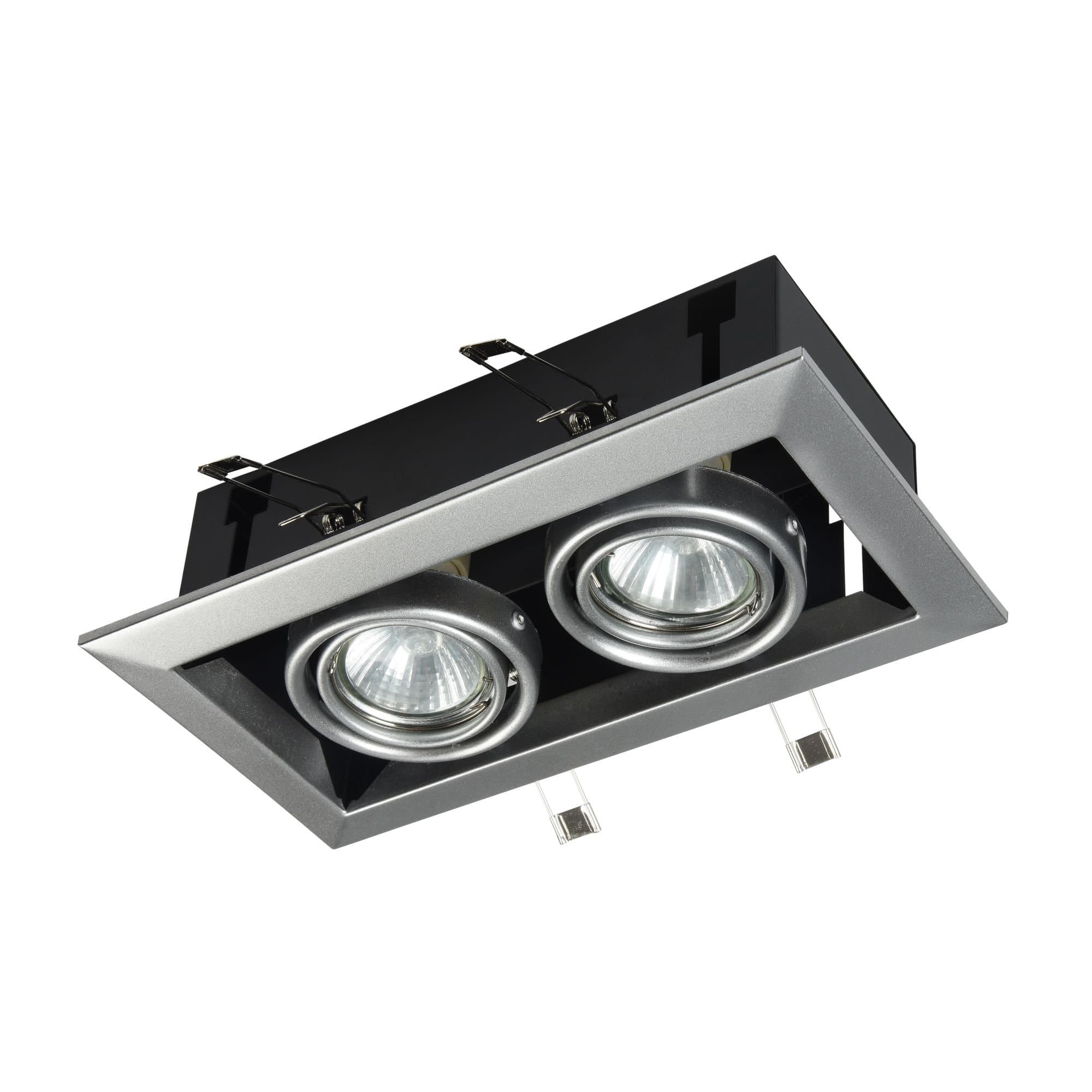 Maytoni DownLight Metal Серый Встроенный светильник 2xGU10 50W DL008-2-02-S — миниатюра 5