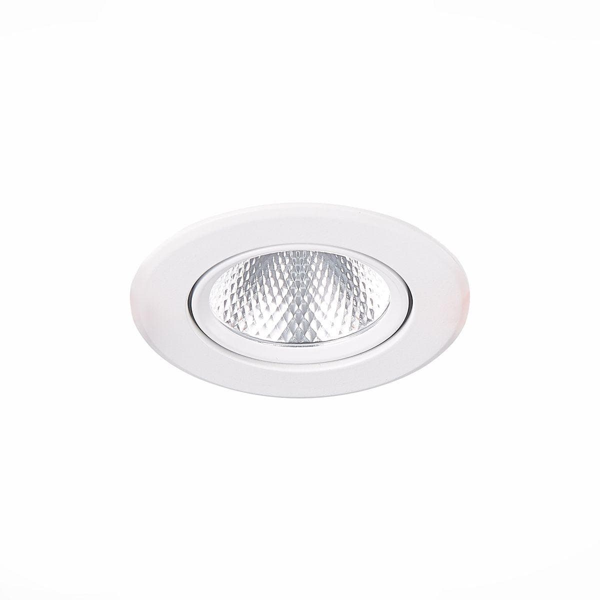ST Luce ST211.548.08.36 Светильник встраиваемый Белый LED 1*8W 4000K 640Lm Ra80 36° IP20 D86xH50 220-240V — миниатюра 2