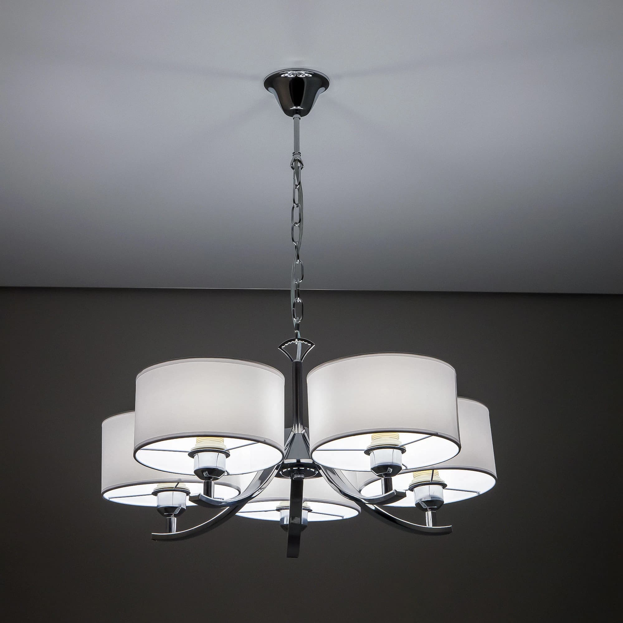 Citilux CL466150 Эвита Хром+Белый Люстра — миниатюра 7
