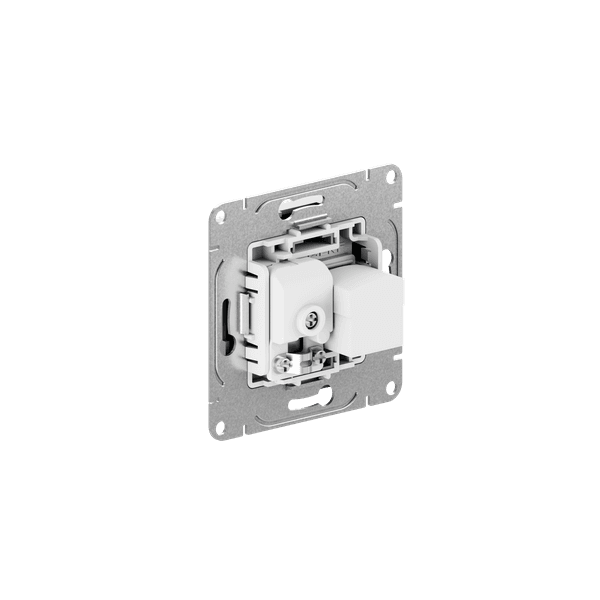 EKF Механизм розетки TV+RJ45 (cat5), алюминий Эпика — миниатюра 4