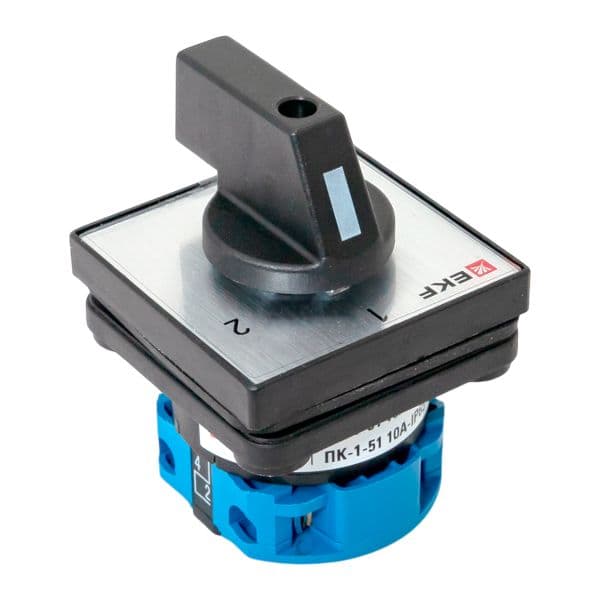 EKF Переключатель кулачковый ПК-1-51 10А 1P «1-2» IP65 — миниатюра 7