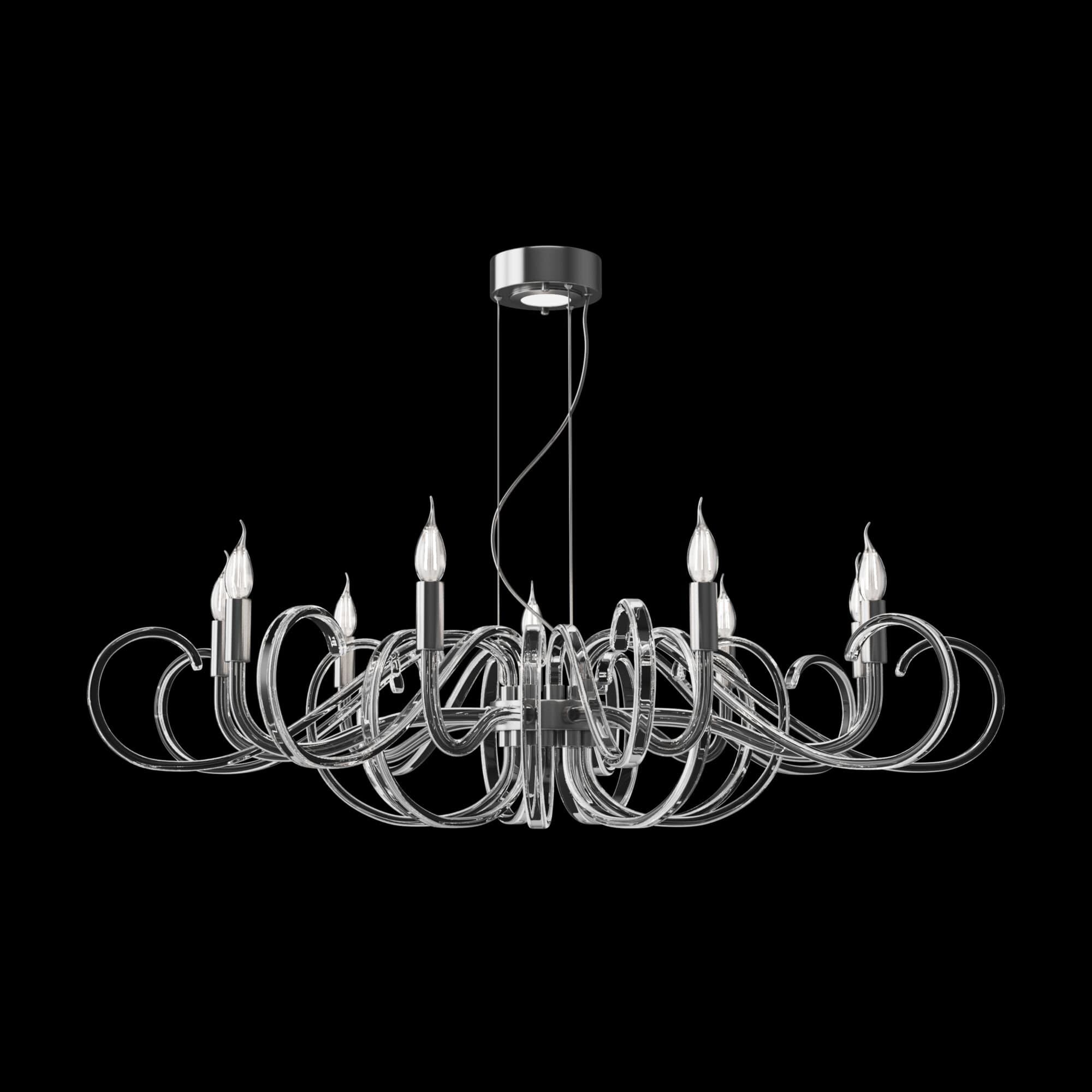 Maytoni Modern Tessara Прозрачный Люстра MOD051PL-09TR — миниатюра 3