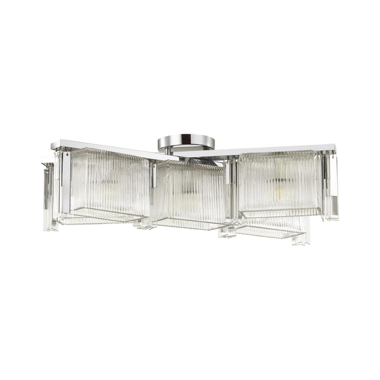 Odeon Light 4871/5C HALL ODL_EX22 57 хром/прозрачный/стекло Люстра потолочная E14 5*40W GATSBY — миниатюра 1