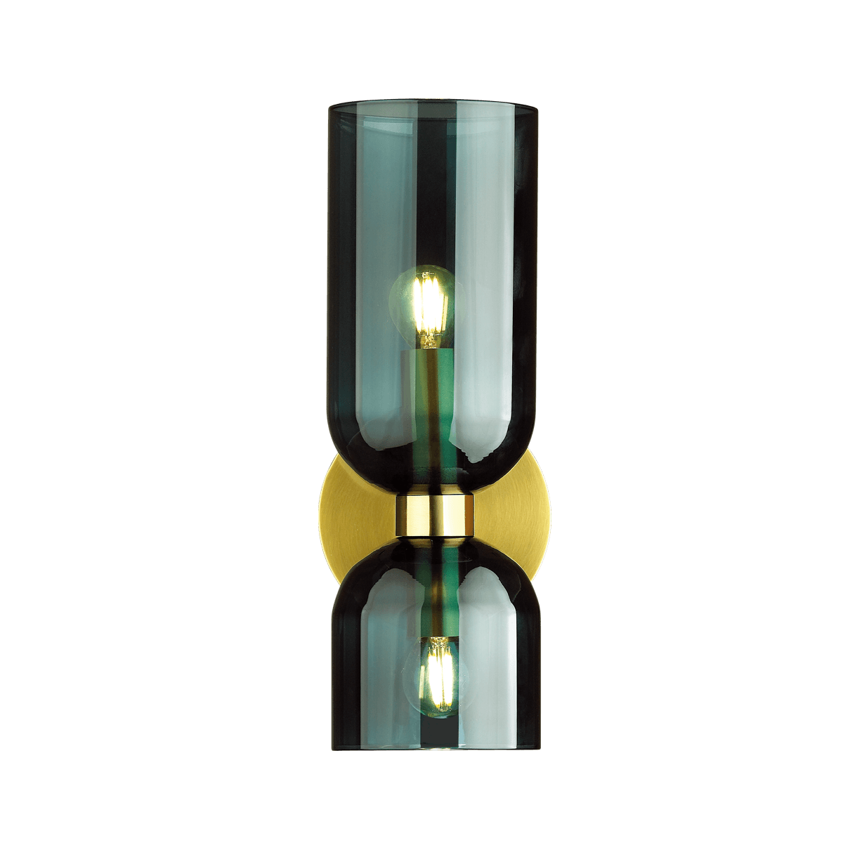 Odeon Light 4803/2W MIDCENT ODL21 291 бронзовый/синий Бра с выкл. E14 2*60W ORINOCO — миниатюра 2