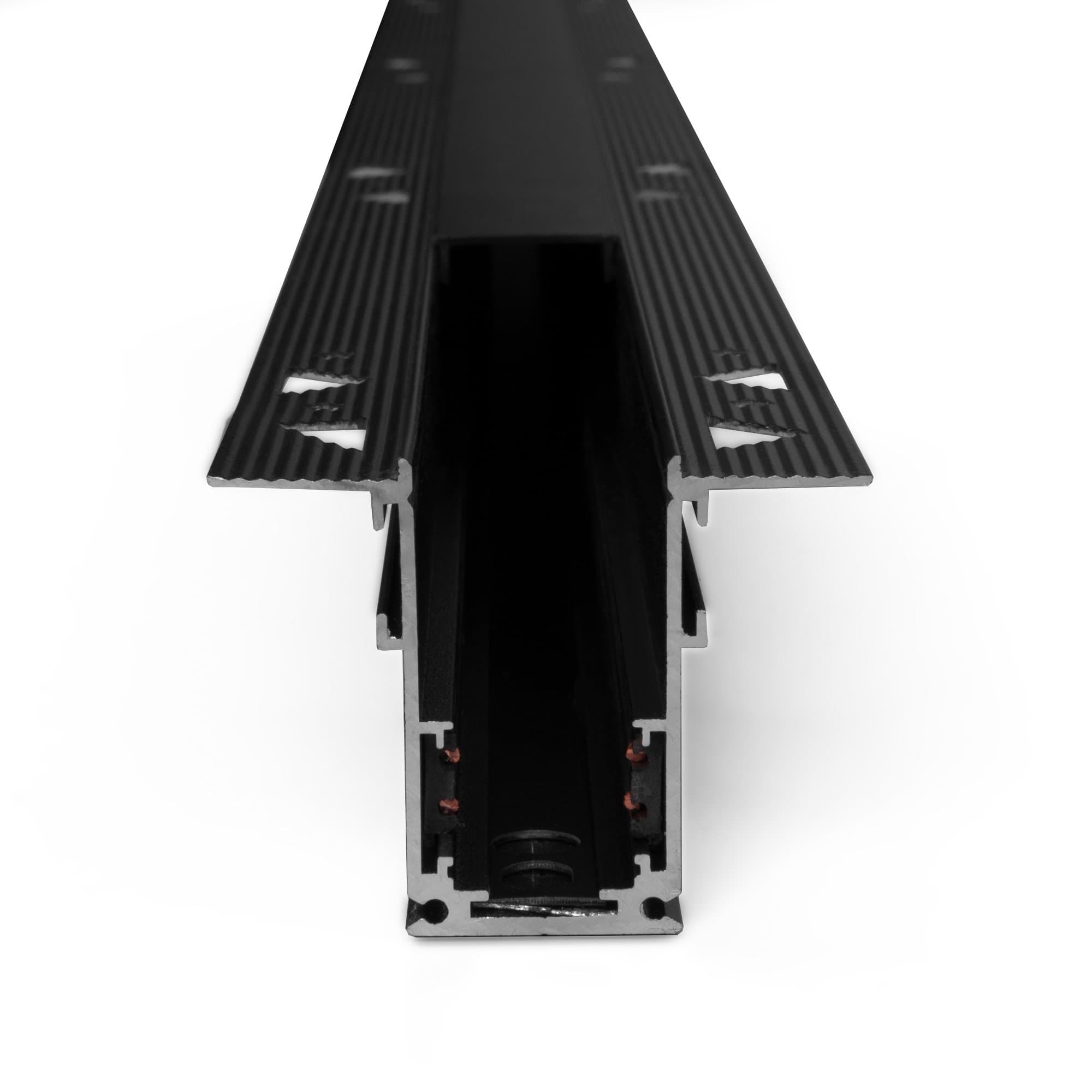 Elektrostandard Slim Magnetic Шинопровод встраиваемый (черный) (1м) 85086/00 a057186 — миниатюра 1