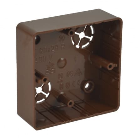 Kopos Коробка распределительная LK 80X28R / 1 (SD) 81х81х28 мм сосна LK 80X28R/1_SD