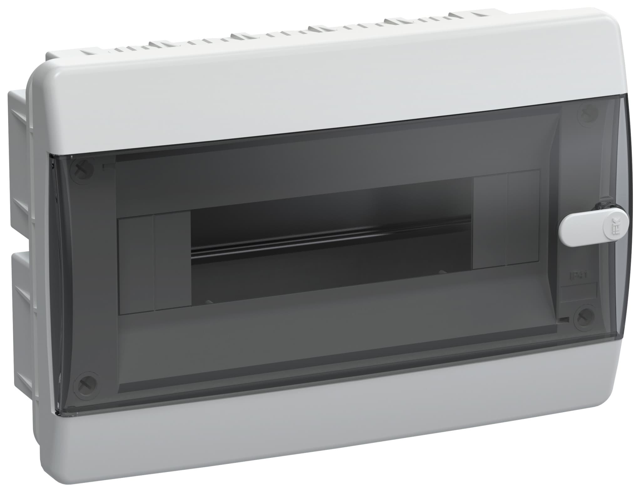 IEK UNION Compact Корпус пласт. ЩРВ-П-12 IP41 черн. пр. дв.