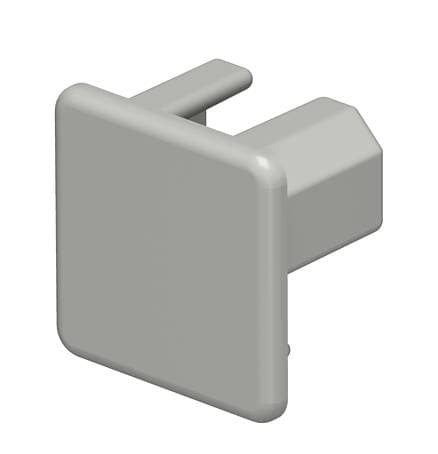 OBO Bettermann Заглушка торцевая кабель-канала WDK 20x20 мм, ПВХ, серый RAL7030 6158706 — миниатюра 1