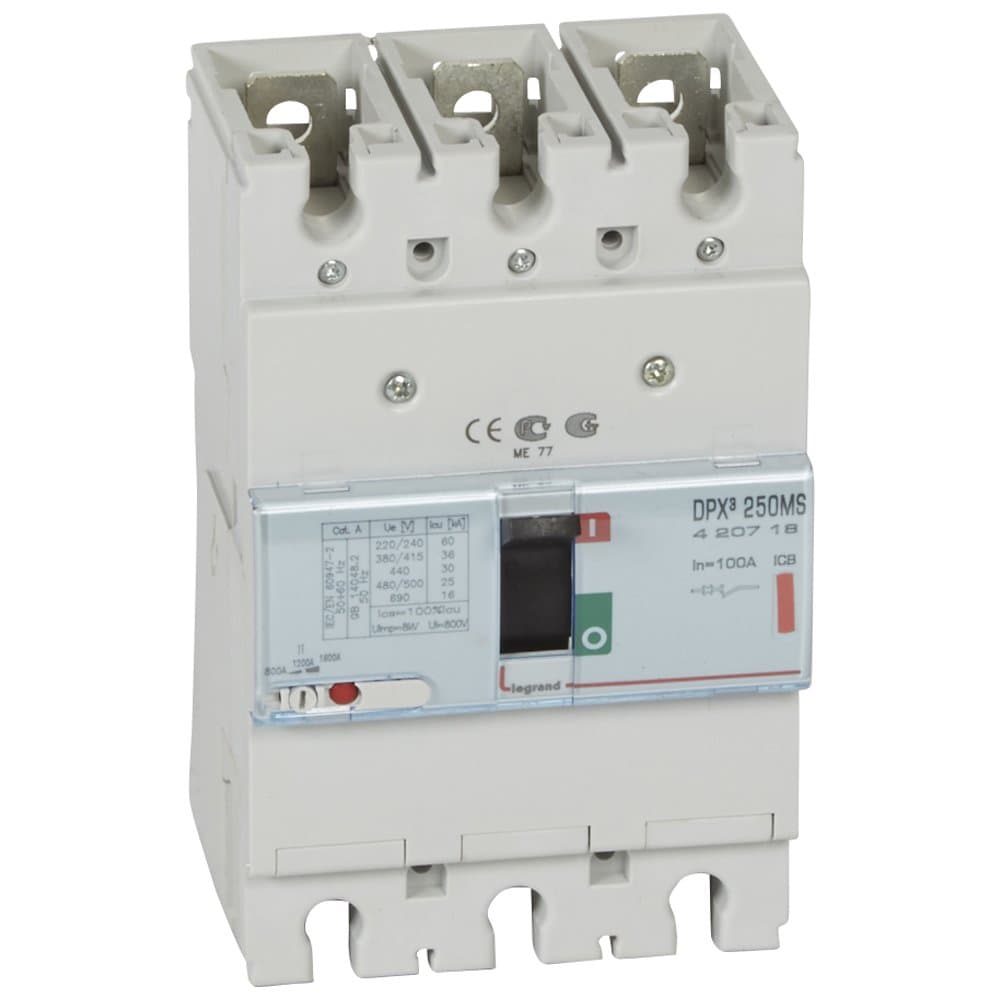 Legrand DPX3 250ER Мотор 3P 100A 36kA 420718