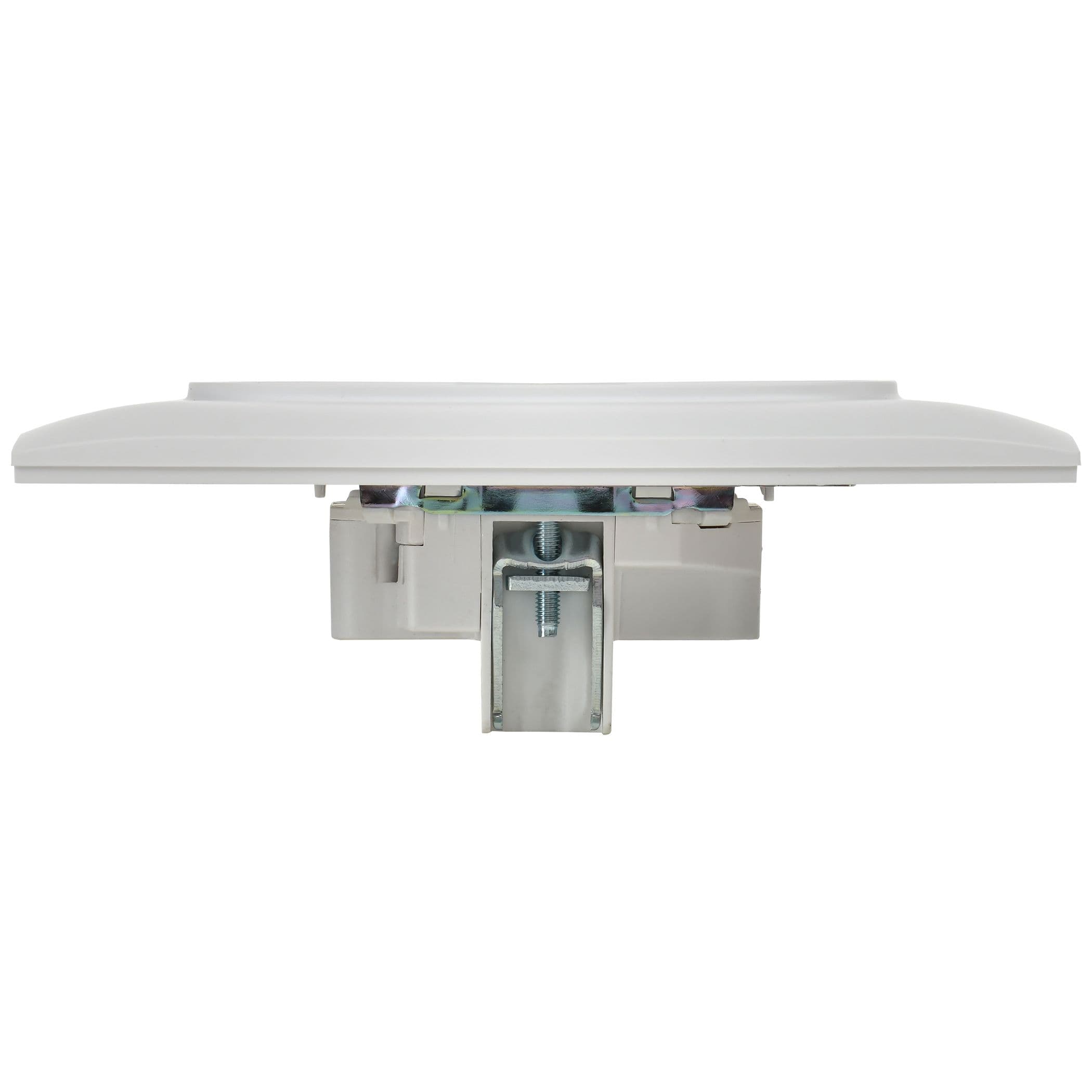IEK SKANDY Арктический белый Розетка 2-ая б/з 10А в сборе SK-R10W — миниатюра 6