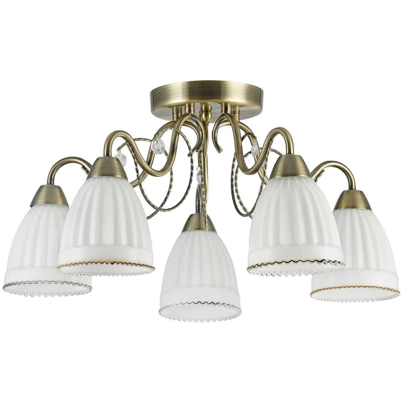 Freya Classic Letizia Бронза Потолочный светильник E14 40W FR2757-PL-05-BZ