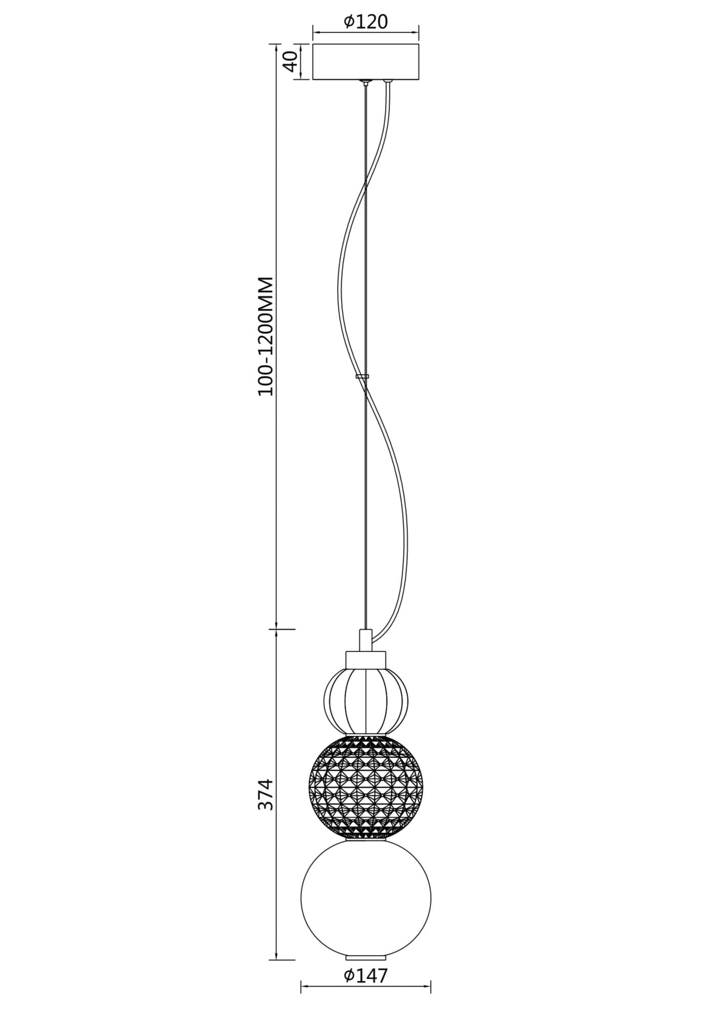 Maytoni Pendant Collar Светильник подвесной P069PL-L16CH3K — миниатюра 2