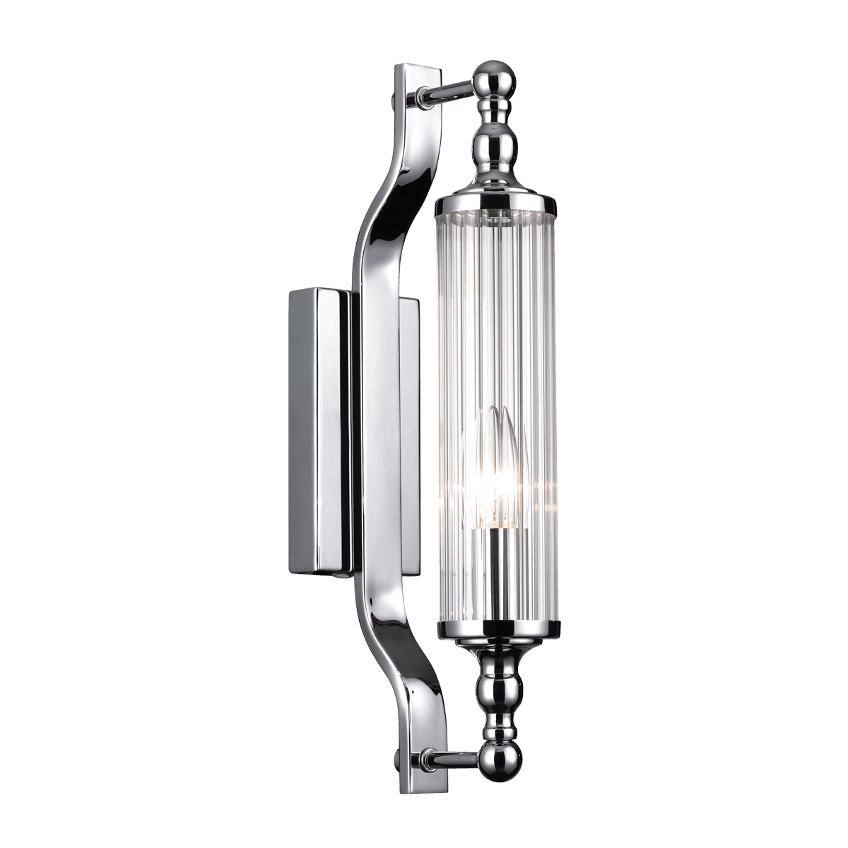 Odeon Light 4942/1W DROPS ODL22 553 хром/прозрачный/стекло Настенный светильн. E14 1*40W IP44 TOLERO — миниатюра 2