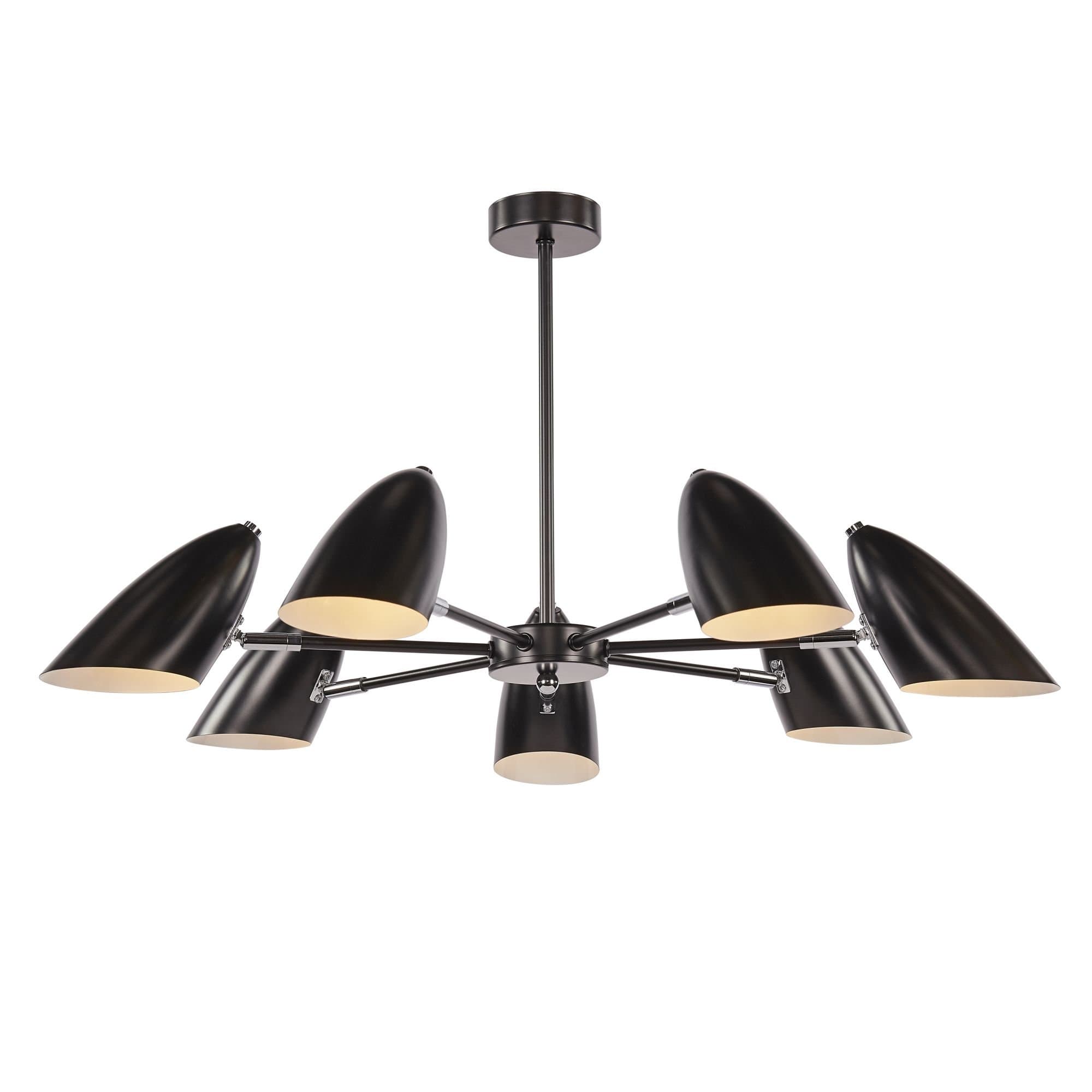 Freya Modern Aida Черный Люстра E14 40W FR5852-CL-07-B — миниатюра 2