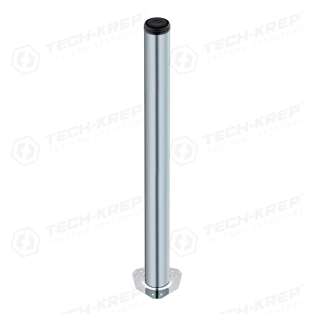 Tech-KREP Ножка D60х710 круглая, нерегул, хром - накл. 127487