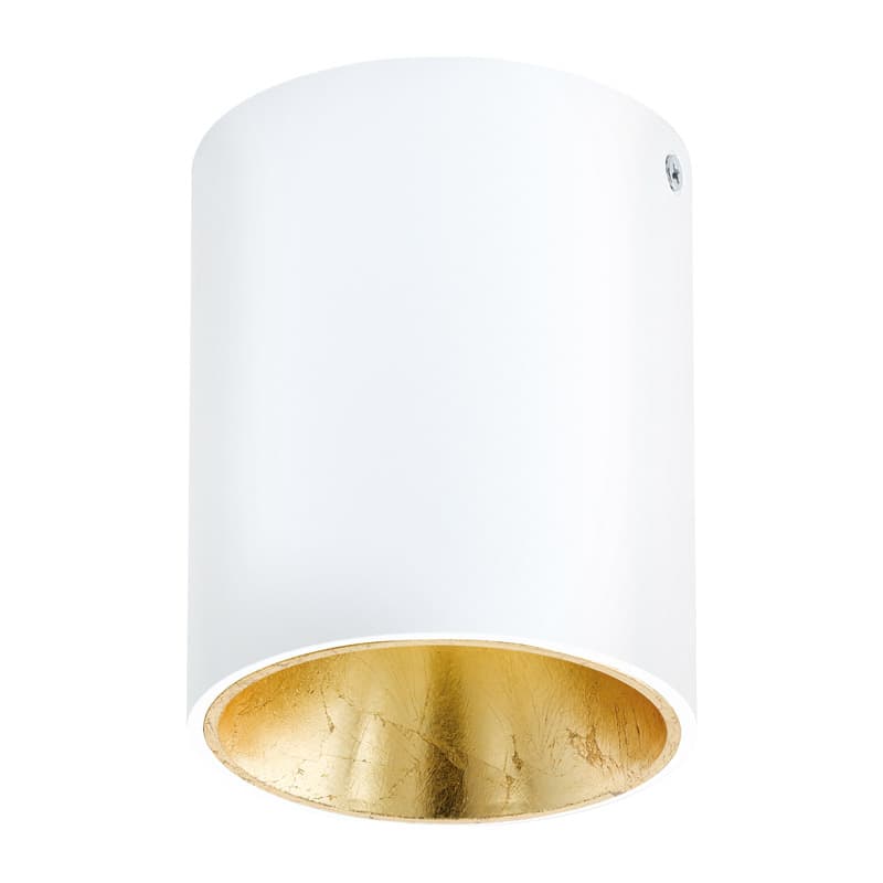 Eglo Светильник LED потолочный POLASSO, 1х3,3W (LED), Ø100, белый, золотой 94503