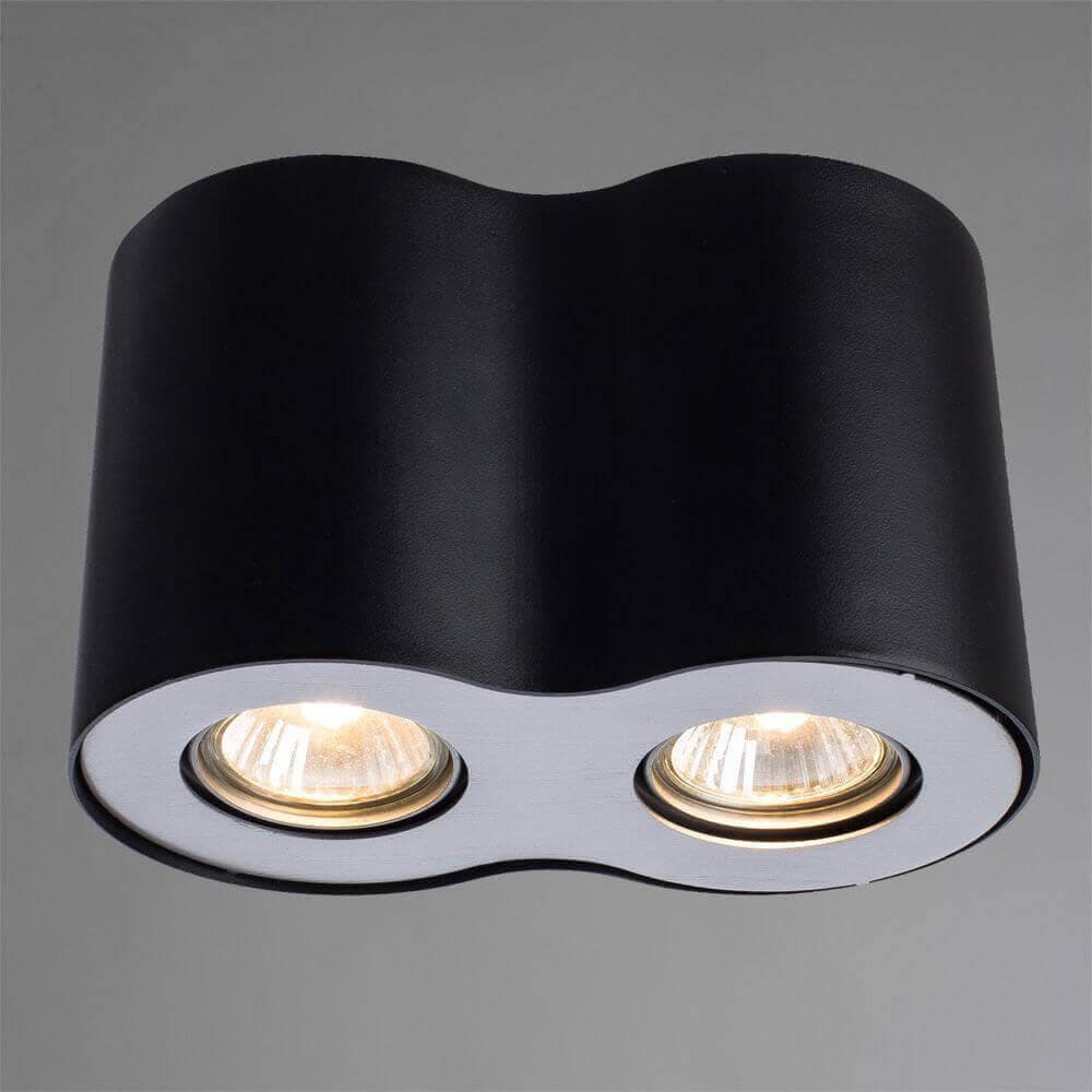 Arte Lamp Falcon Черный Светильник потолочный 50W GU10 A5633PL-2BK — миниатюра 3