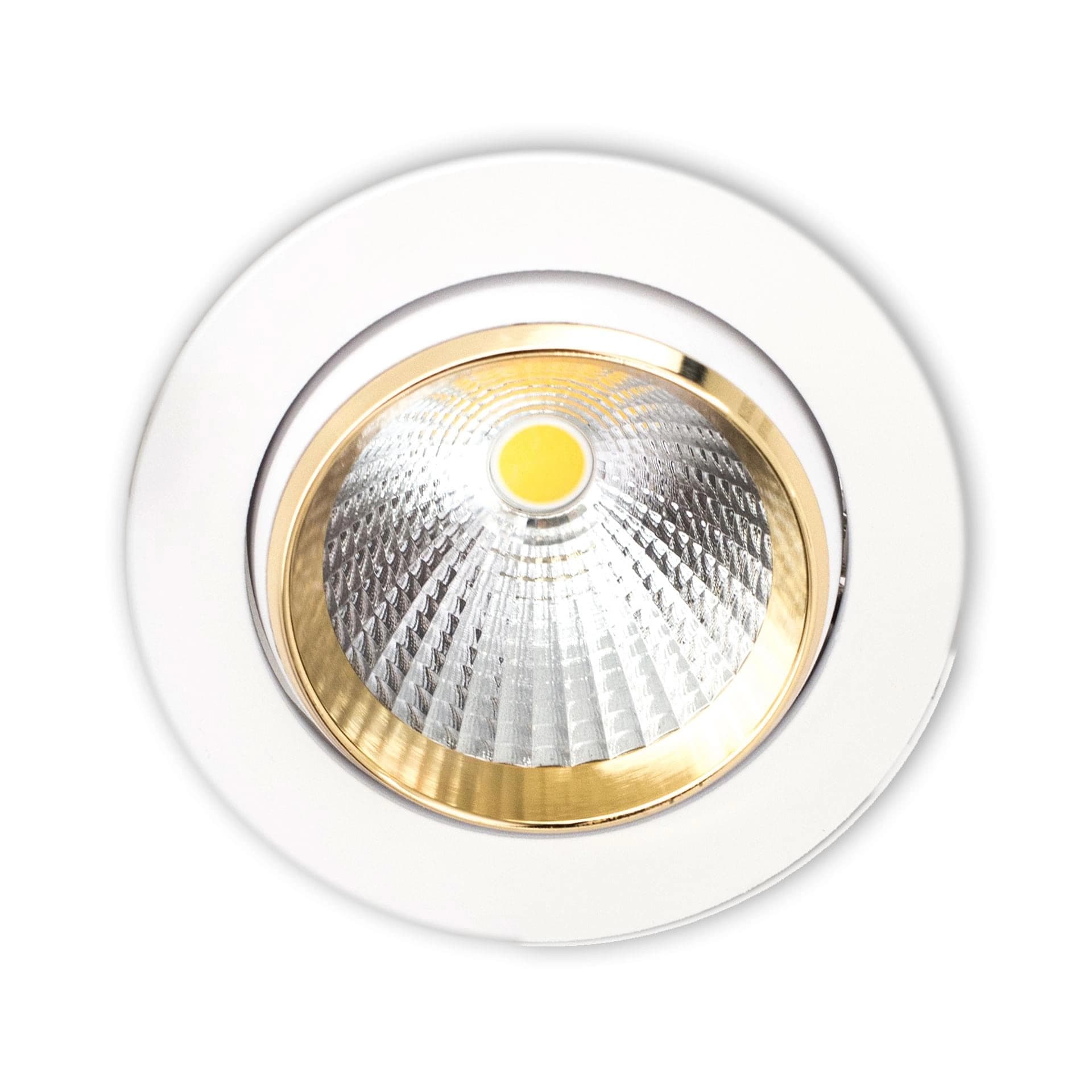Citilux CLD002W2 Бета Бел+Зол. Светильник Встр. LED 7W*3000K — миниатюра 1