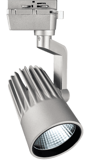 Jazzway Прожектор светодиодный трековый PTR 0125-2 25w 4000K 24° GR (серый) IP40 .5023727