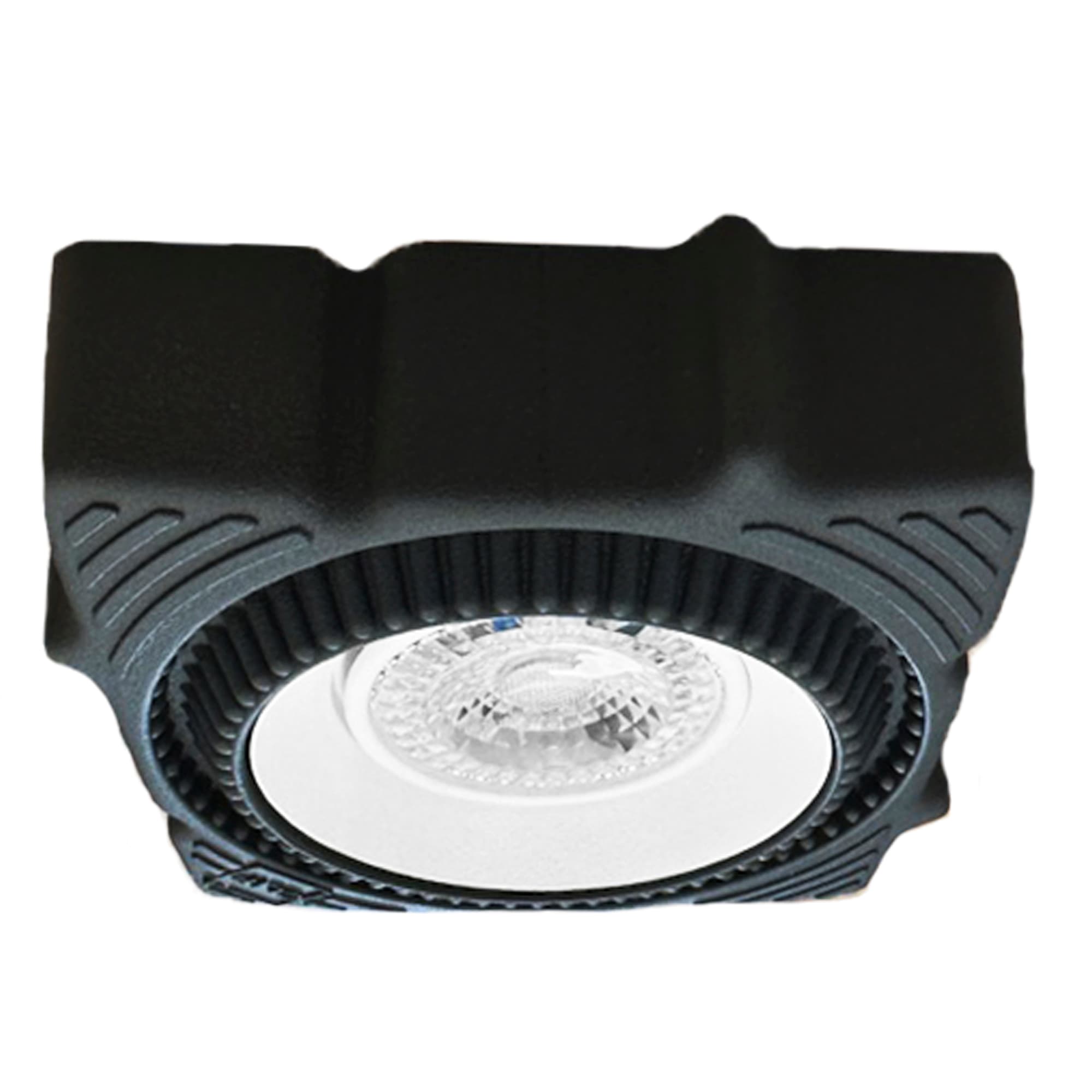 ST LUCE ST753.538.07 Св-к встр. светодиодный в натяжной ПВХ потолок Белый, Черный LED 1*7W 3000K 560Lm Ra80 60° IP20 L102xW102xH36 220-240V