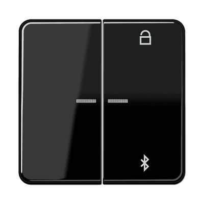 JUNG Таймер универсальный Bluetooth, чёрный CD1751BTSW