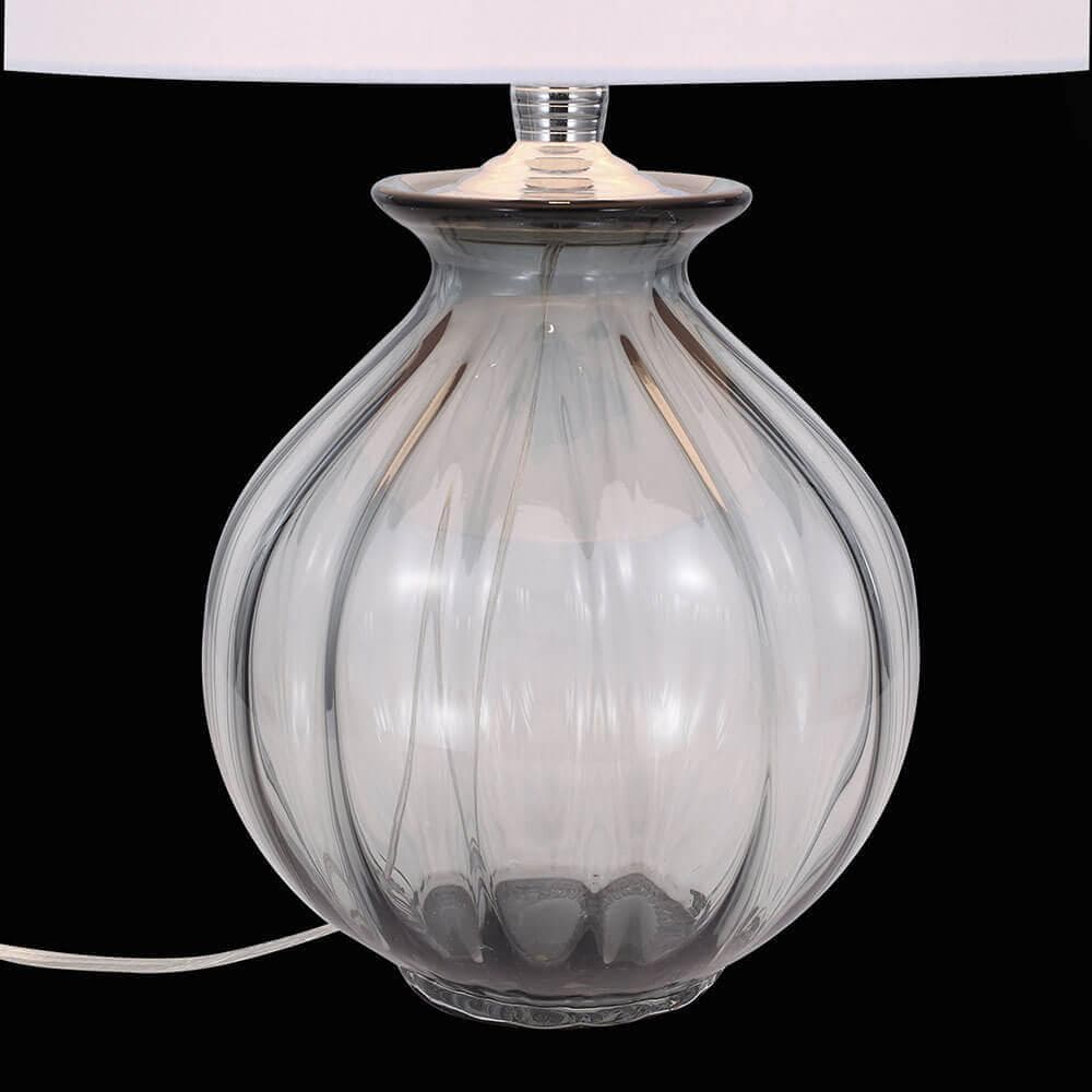 ST LUCE SL968.404.01 Настольная лампа  Хром, Дымчатый/Белый E27 1*60W — миниатюра 2