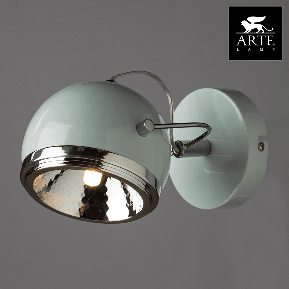 Arte Lamp Orbiter Хром/Белый Спот 1x40W 1xG9 A4509AP-1WH — миниатюра 2