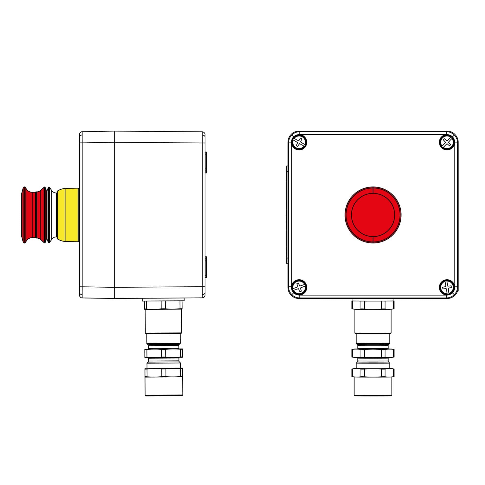 DKC CPE-P-03-(1xP3E(11))-1xKA2MHK(C)1Ex d e IIC Т5 Gb / Ex tb IIIC T95°C Db IP66 / КЗ / ШЗ
