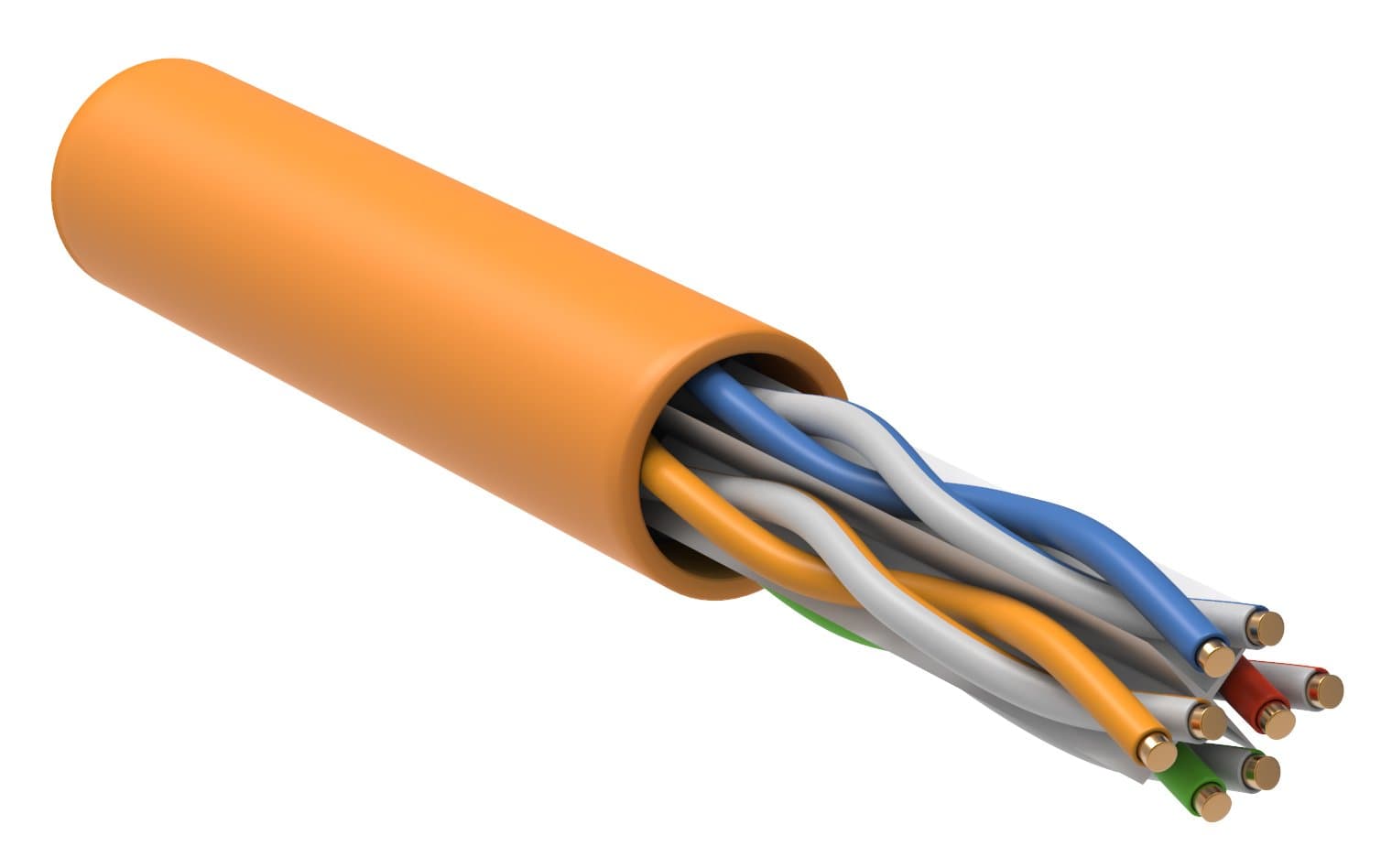 IEK ITK Витая пара U/UTP категории 6 4x2х23AWG LSZH оранжевый (305м) LC1-C604-127
