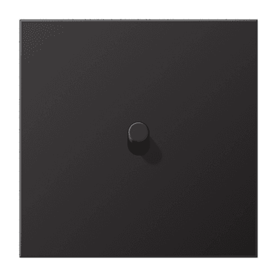 JUNG LS1912 Dark Центральная плата, 1 пост, 1 тумблер, цилиндр; метал. исполнение AL12-0DR01