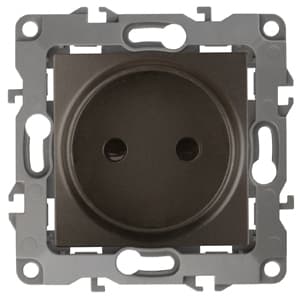 ЭРА 12-2105-13 Розетка 2P, 16A-250В, IP20, 12, Бронза
