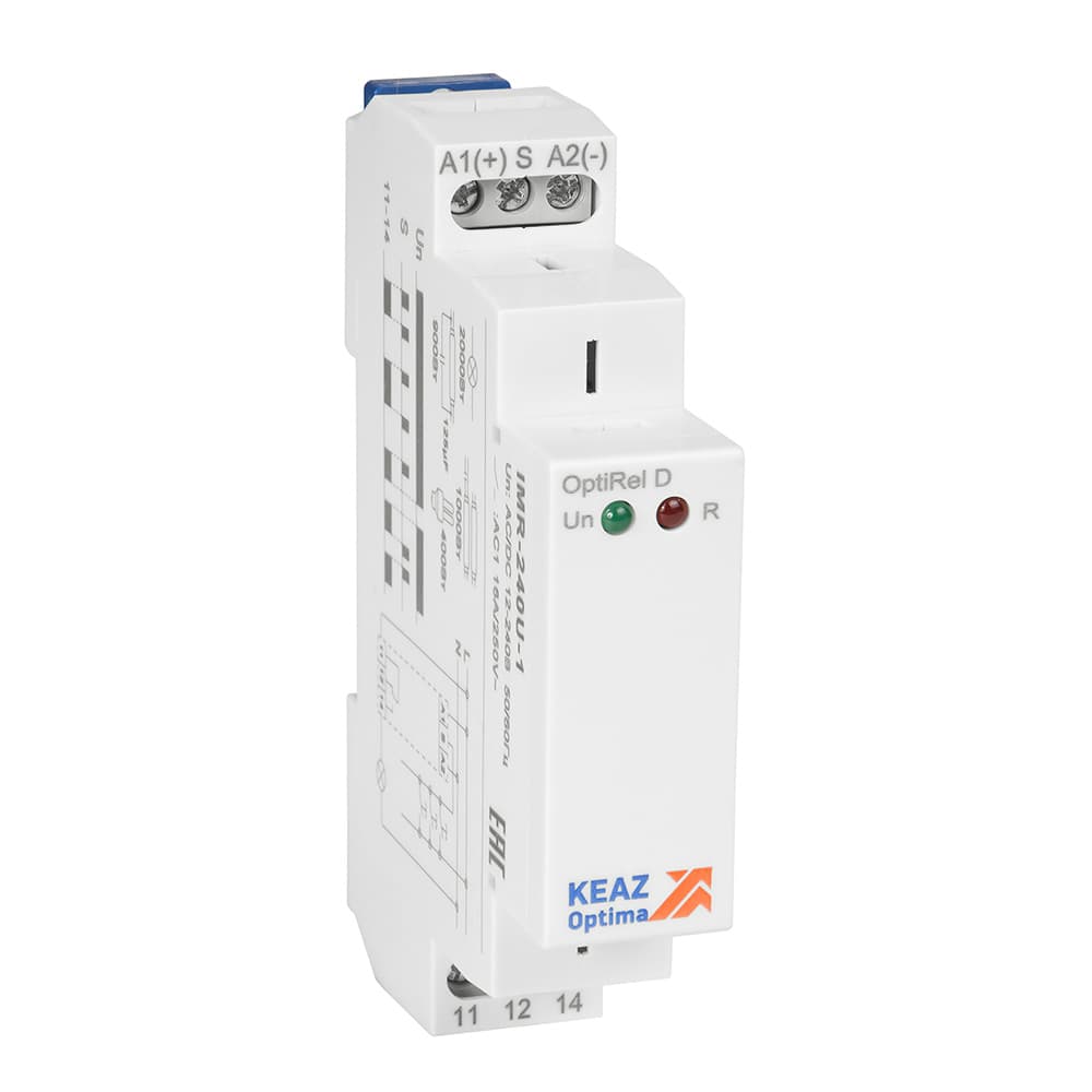 КЭАЗ Реле импульсное OptiRel D IMR-240U-1 16А 1СО 12-230АС/DC
