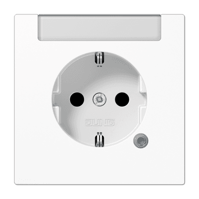 JUNG SCHUKO®-розетка 16 A / 250 B ~с индикатором напряжения (светодиод), белый LS1520INAKOWW