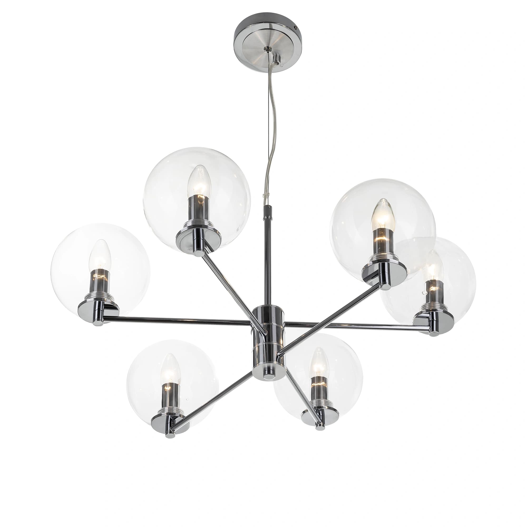 Citilux CL240161 Галлен Хром Люстра — миниатюра 3