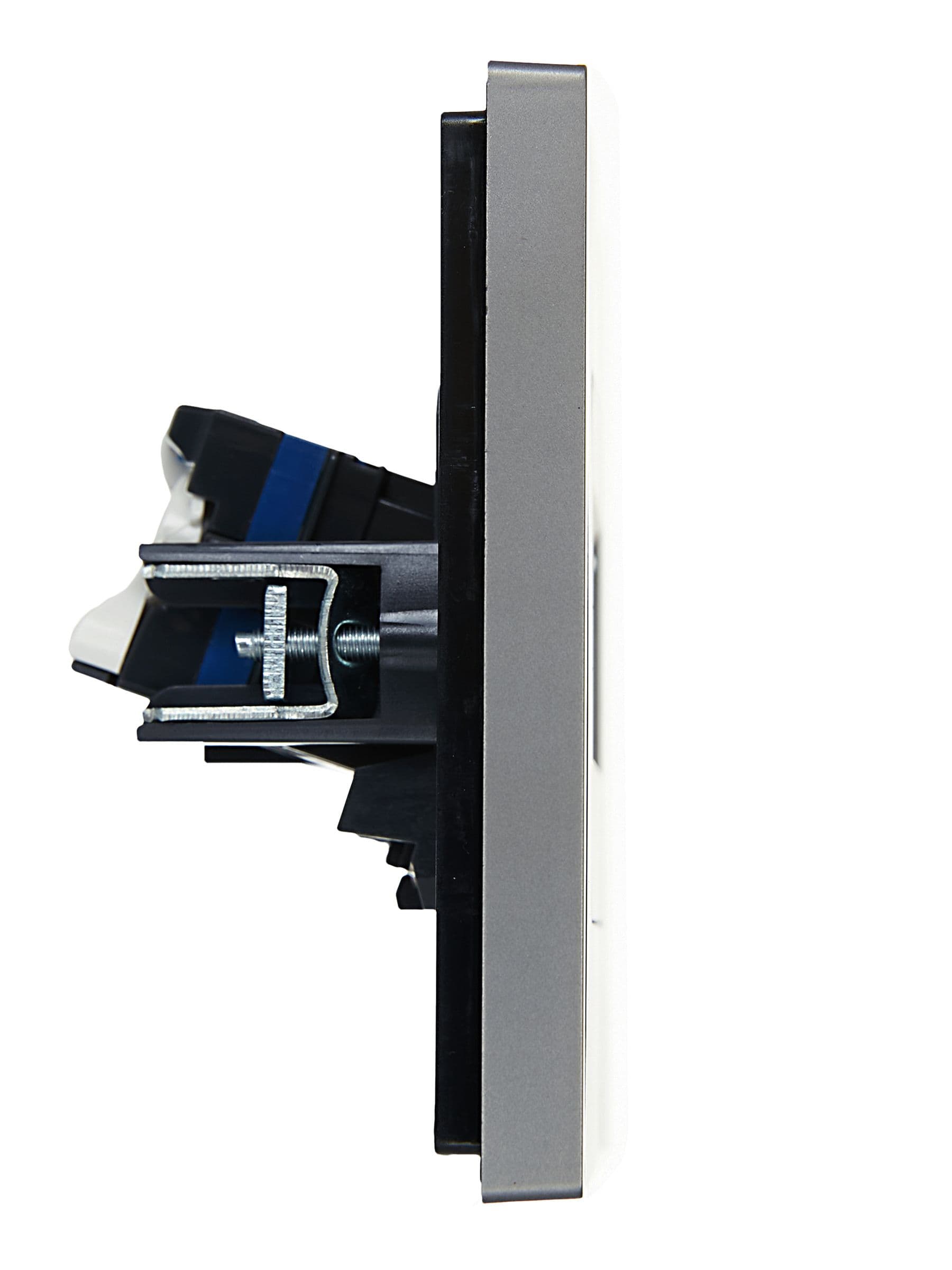 IEK FORTE&PIANO Сталь Розетка комп. 2-ая RJ45 кат.6 FP534 — миниатюра 4