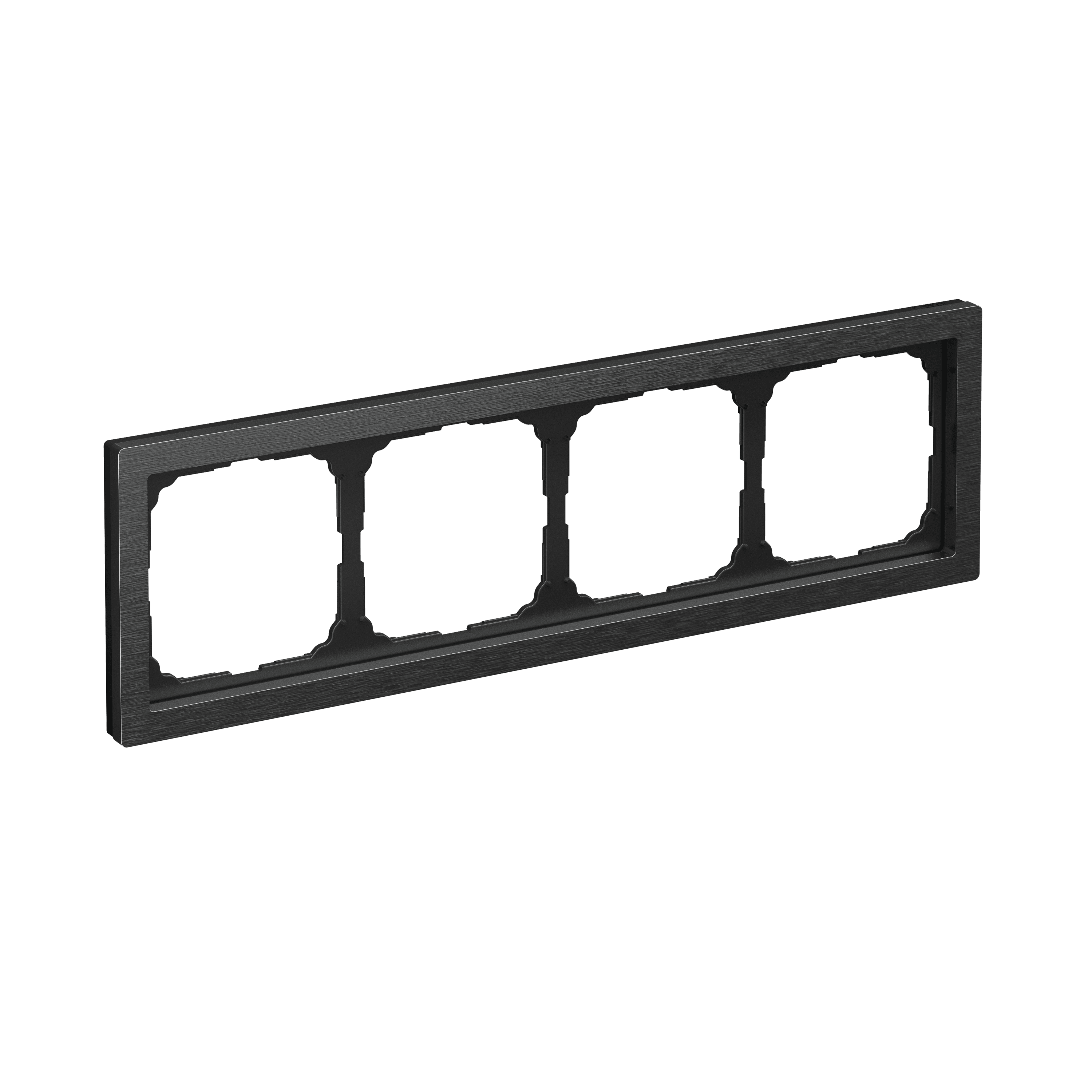 Systeme Electric ArtGallery Pure Металл Оникс Рамка 4-ая — миниатюра 6