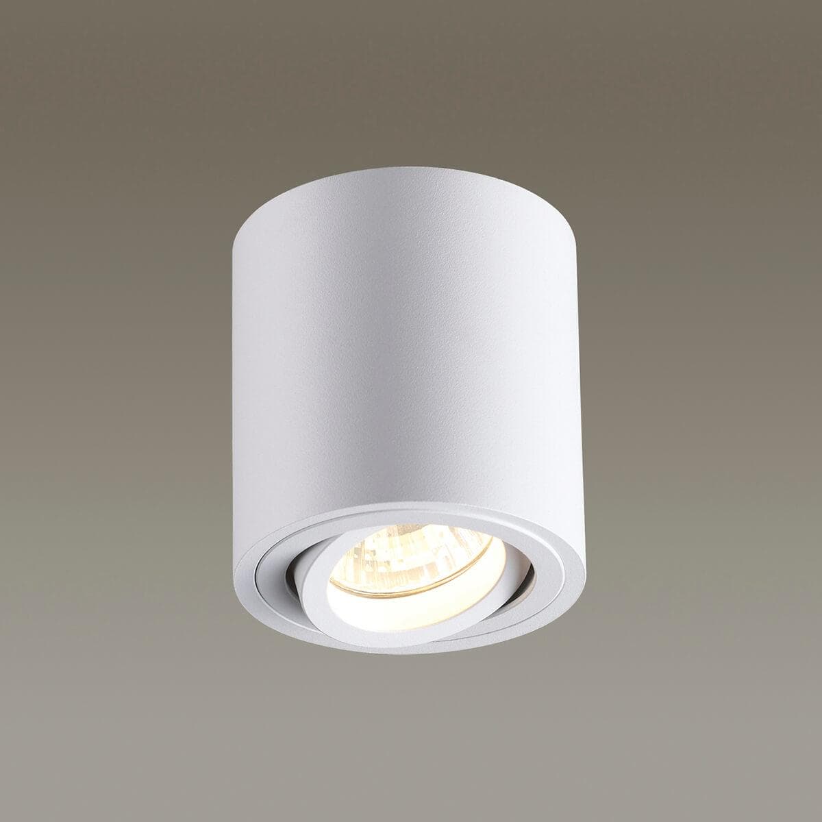 Odeon Light 3567/1C ODL18 117 белый Потолочный накладной светильник IP20 GU10 50W 220V TUBORINO — миниатюра 2