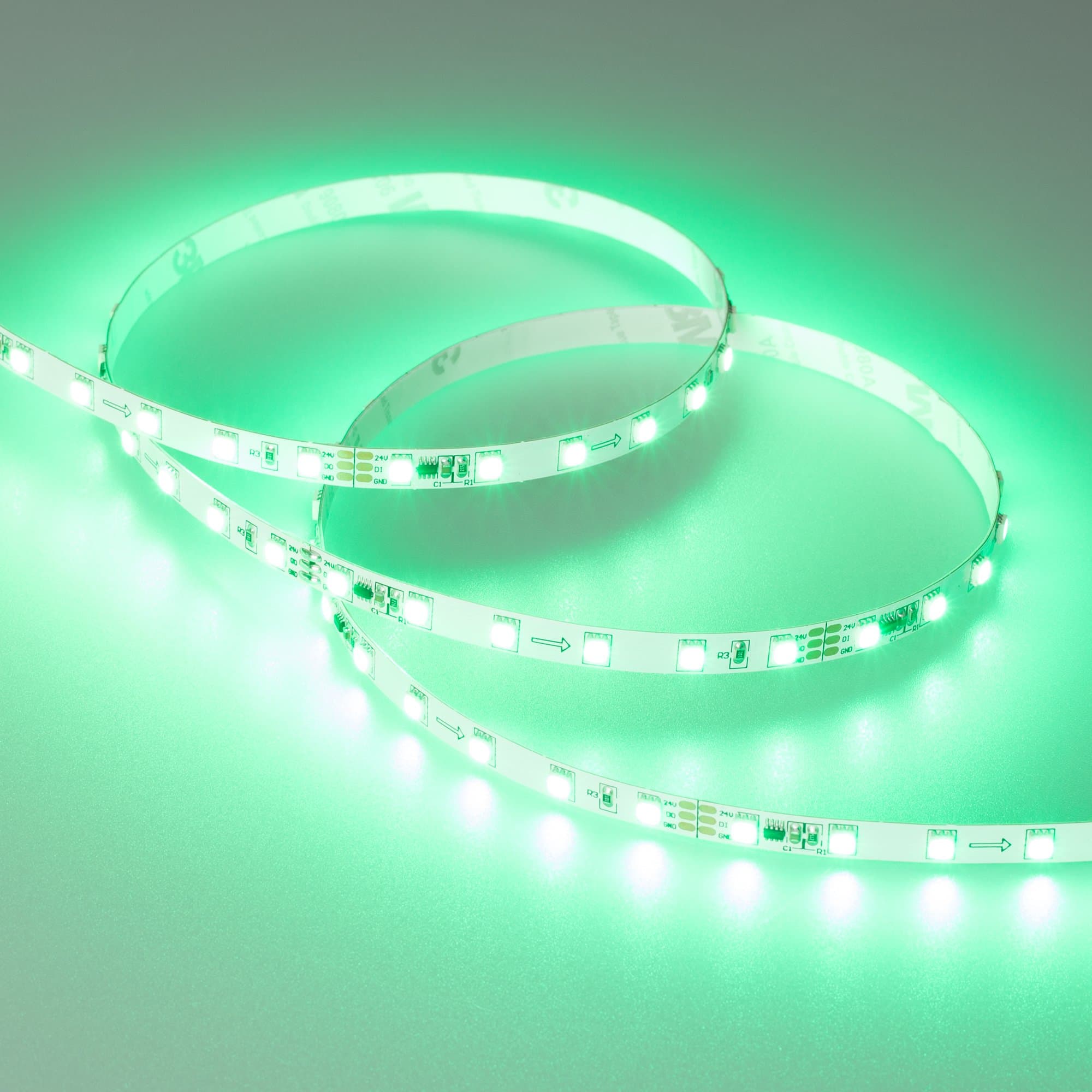 Arlight Светодиодная лента SPI-5000-3535-72 24V Cx6 RGB (7mm, 14.4W/m, IP20) (Открытый, IP20) 030195 — миниатюра 2