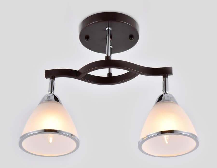 Ambrella Подвесная люстра TR3111/2 DCF/CH темный кофе/хром E27 max 40W 400*150*315 — миниатюра 3