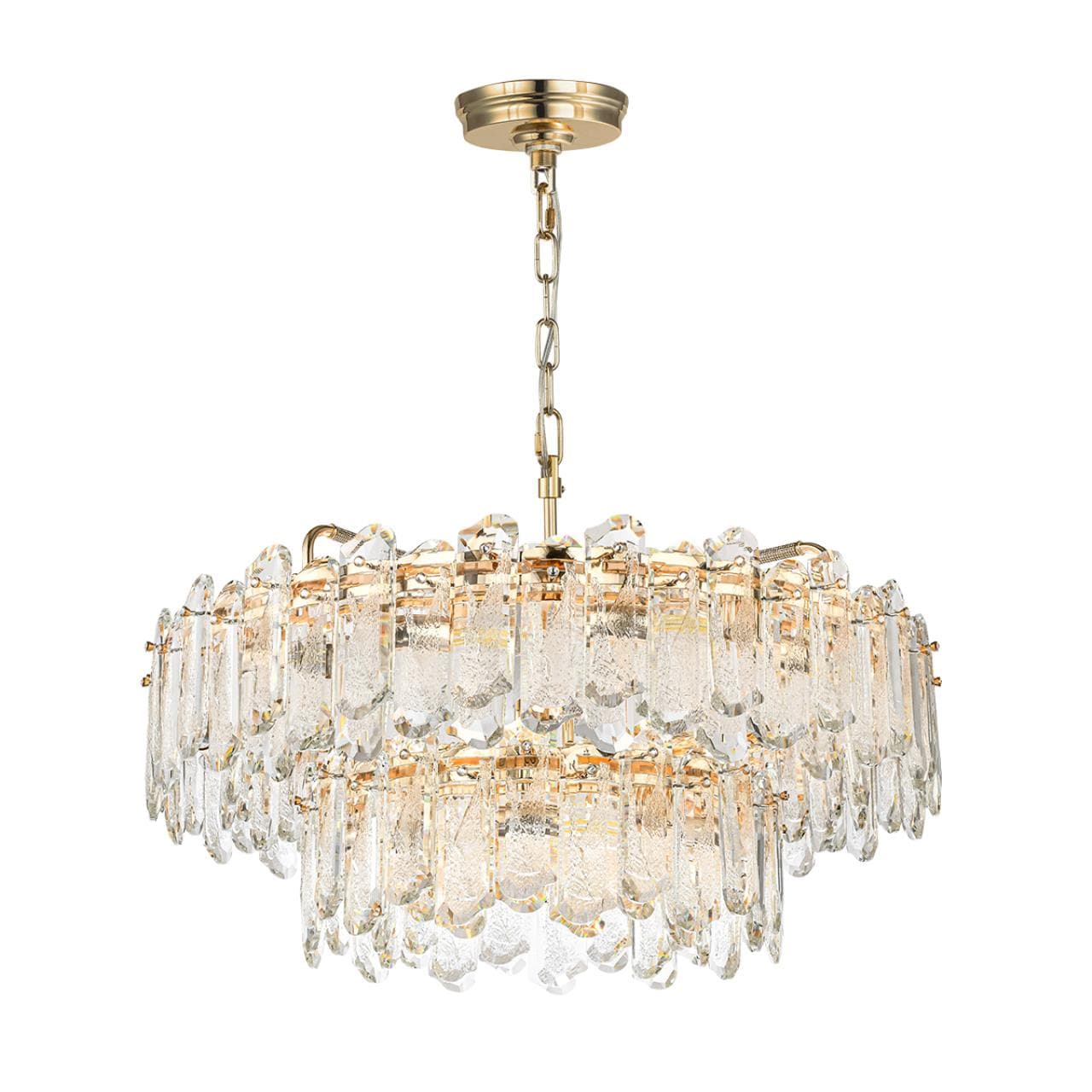 Odeon Light 5069/22 HALL (В 2-Х КОРОБКАХ) ODL24 503 золото/прозрачный/металл/хрусталь Люстра E14 22*40W BULLON