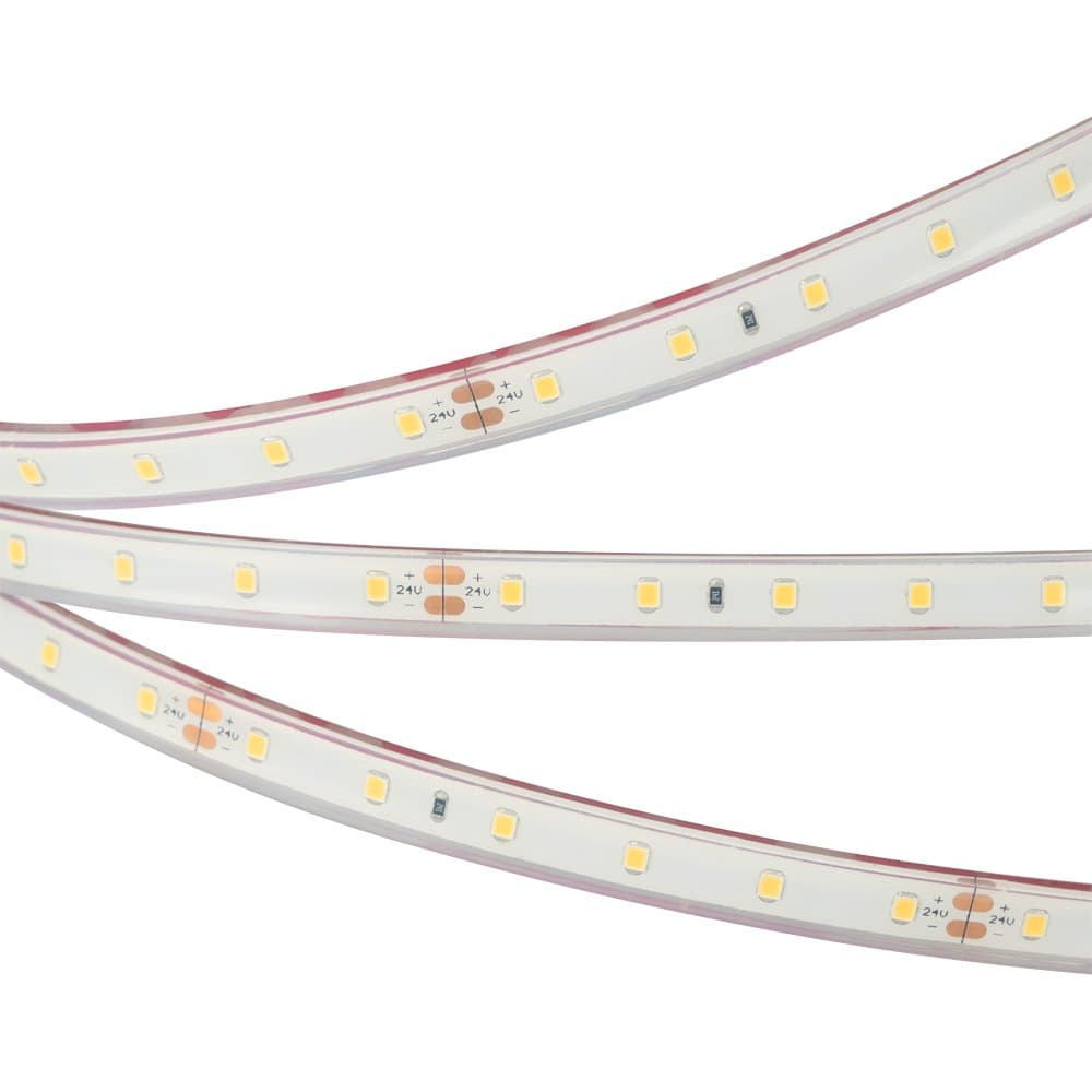 Arlight Лента герметичная RTW-PFS-A60-11mm 24V Warm3000 (4.8 W/m, IP68, 2835, 5m) (-) 034159 — миниатюра 1