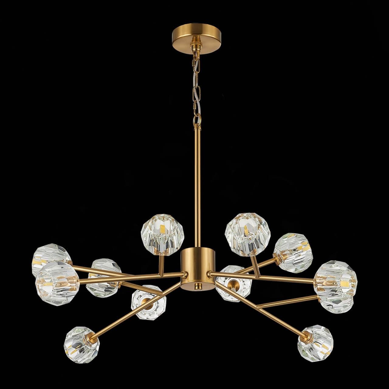 ST Luce SL1166.303.12 Светильник подвесной Латунь/Прозрачный G4 12*3W — миниатюра 4