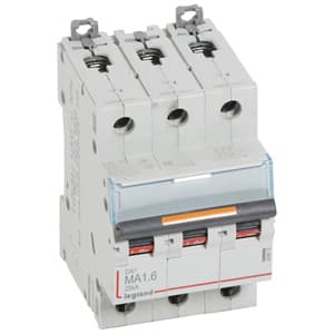 Legrand DX3 Автоматический выключатель 3P MA 1,6A 25кА 409876 — миниатюра 2