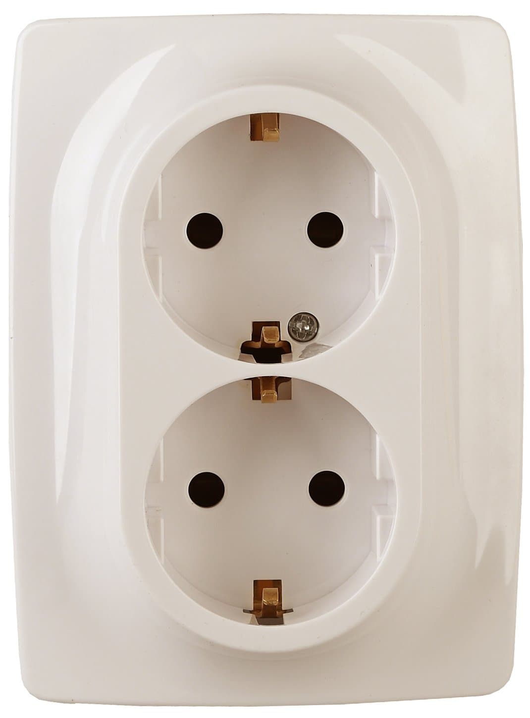 ЭРА 12-2106-02 Розетка 2X2P+E Schuko, 16A-250В, IP20, 12, Слоновая кость