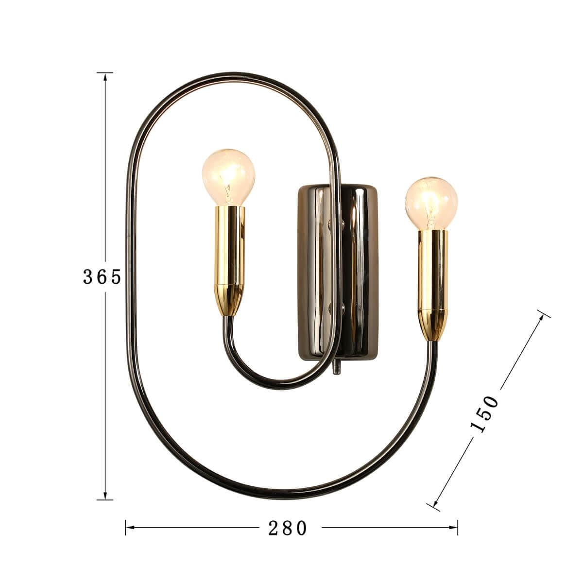 Favourite Modern настенный светильник D150*W280*H365 1676-2W — миниатюра 2