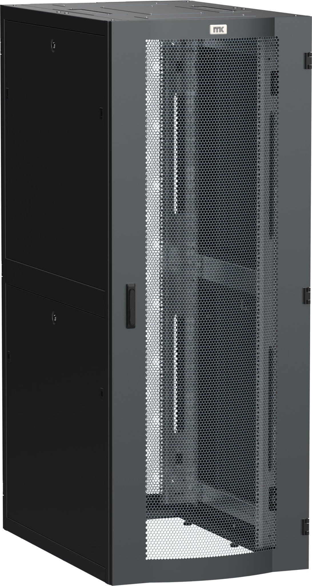 IEK ITK LINEA S Шкаф серв. 19" 45U 750х1200мм перф. дв. черный LS05-45U72-2PP