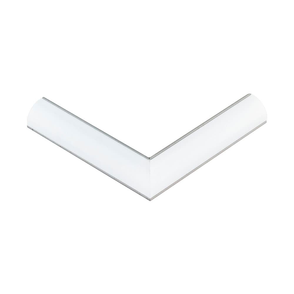 Eglo 98944 Профиль угловой 90° CORNER PROFIL 1 к арт. 98941, L110, алюминий/пластик, белый