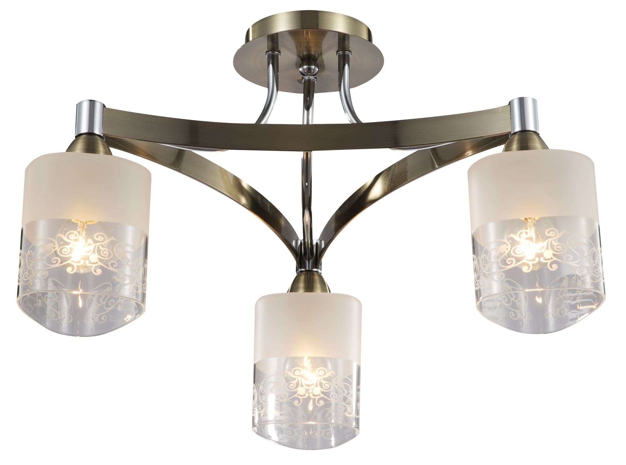 Freya Modern Tasmania Бронза Антик Потолочный светильник E14 40W FR5475CL-03CH — миниатюра 2